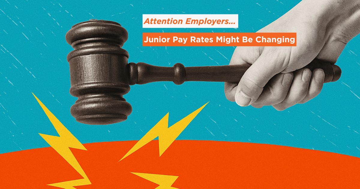 Junior pay rates might change